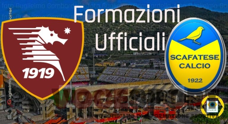 formazioni ufficiali